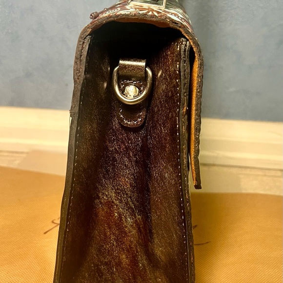 Patricia Nash Leather Chauny Satchel- New - Picture 7 of 7